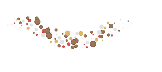 Multicolor confetti abstract background with a lot of falling pieces, isolated on a white background.