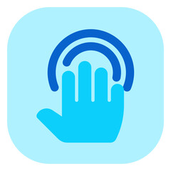 Editable four fingers hold vector icon. Part of a big icon set family. Perfect for web and app interfaces, presentations, infographics, etc