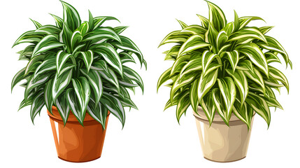 Obraz premium Plant in pot. Tropical Palm Tree, Green plant, cut out isolated on white or transparent background, PNG