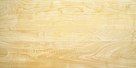 Smooth birch wood background with light yellowish tones and fine grain: Perfect for minimalist or modern designs, the yellowish tones and fine grain of birch wood create a fresh and clean look