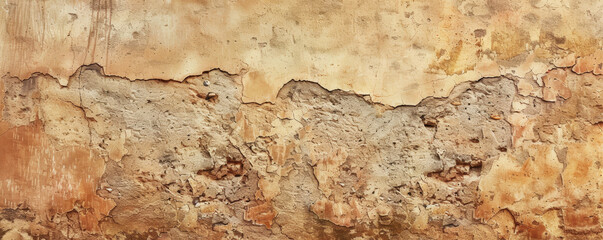 Rustic adobe wall background with uneven texture and natural earthy tones: Warm and inviting, ideal for a cozy and vintage look