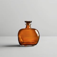 Mockup of bottle on a clean background with copy space