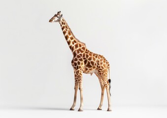 Obraz premium Tall Giraffe Profile