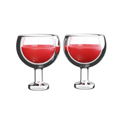 champagne 3d render icon