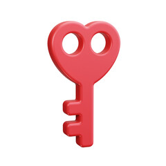 key 3d render icon