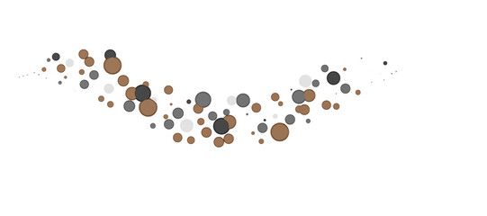 gold  Rainfall: Astonishing 3D Illustration of gold  Confetti Shower