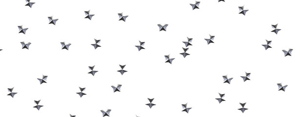 Starstruck Spectacle: 3D Illustration Transports You to a Gold Stars Shower