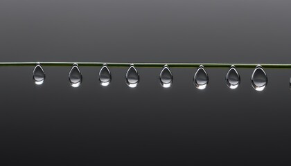 Gravity Defied: Raindrops Frozen in Air