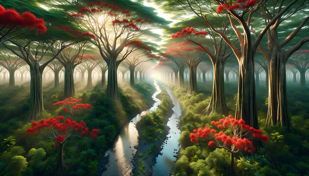 Pterocarpus indicus trees 2