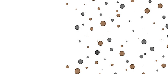 Joyful Deluge: Brilliant 3D Illustration Showcasing an Overflow of gold Confetti