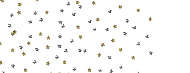 Dazzling Delight: Witness the Brilliance of a 3D Gold Stars Downpour