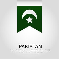 Pakistan independence day background design with space for your text, vector background design.