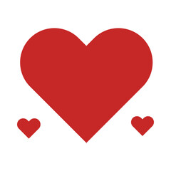 Heart flat icon