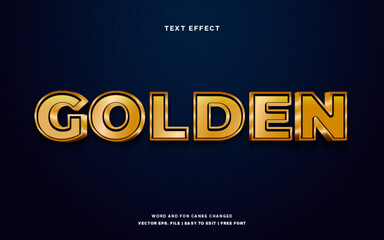 Golden Text Effect - Editable Text Effect Style.