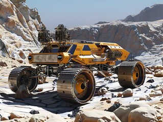Streamlined Interplanetary Rover with Advanced Autonomous Navigation and Modular Instrumentation