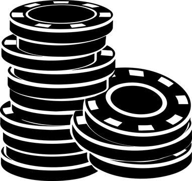 recommend clip art: Casino chips stack, Casino and gambling icon