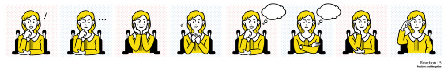 車椅子の女性_リアクション５