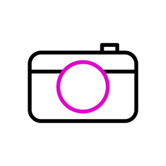 Wedding love icon duocolor black pink