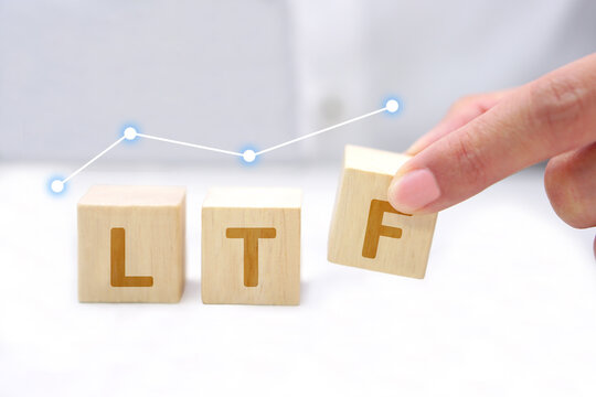 Businessman holding a wooden block with text. Risk management, mutual funds, investment and analysis concept.