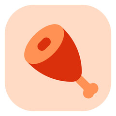 Editable meat vector icon. Part of a big icon set family. Perfect for web and app interfaces, presentations, infographics, etc