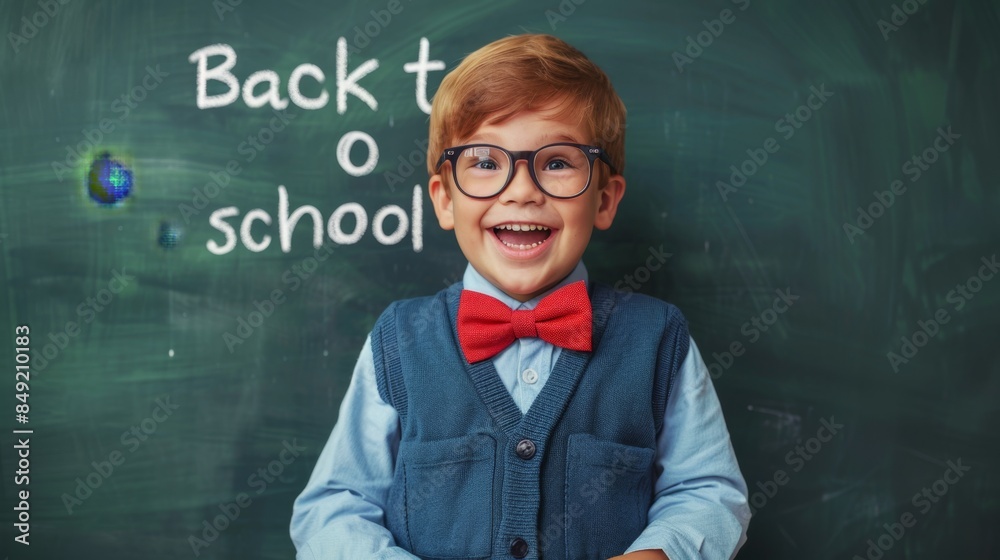 Canvas Prints the smiling school boy