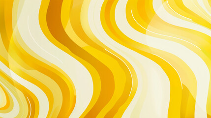 Yellow and White retro groovy background presentation design 