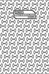 Vector black and white seamless abstract pattern background greyscale ornamental graphic design