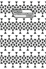 Vector black and white seamless abstract pattern background greyscale ornamental graphic design