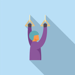 Young man is standing on public transport, holding a handrail