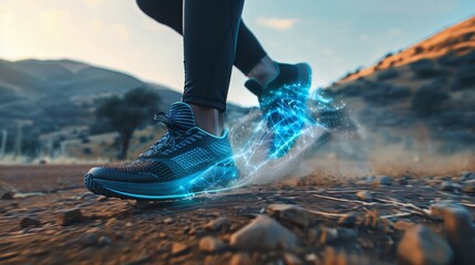 The futuristic running sneakers