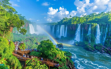 Iguazu defeated the waterfall in Iguazu.