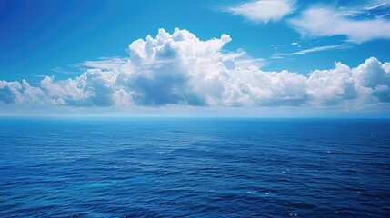 Obraz premium Bright blue ocean view