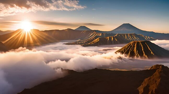 Sunrise Over Mount Bromo