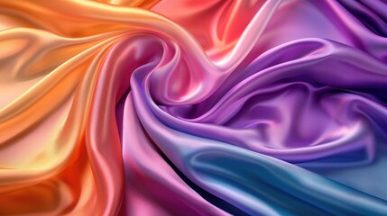 Obraz premium Silk background in a variety of colors