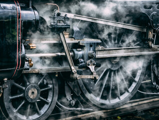 steam locomotive wheels