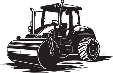 Agricultural Tractor Vector