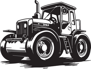 Agricultural Tractor Vector