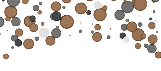 Radiant Revelry: Enthralling 3D Illustration of Shining gold Confetti