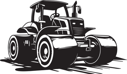 Agricultural Tractor Vector