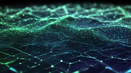 a background featuring a holographic