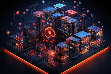 Multi-numbered data center with redundancy., generative IA