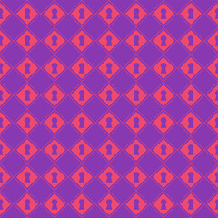 Alice in Wonderland seamless pattern keyhole