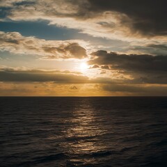 Obraz premium sunset over the sea