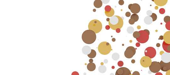 Confetti, paper triangle on the floor, fancy, colorful, celebration party