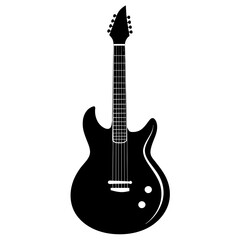 Obraz premium guitar vector silhouette 