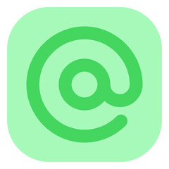 Editable at, mention, email address vector icon. Part of a big icon set family. Perfect for web and app interfaces, presentations, infographics, etc