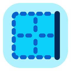 Editable right border vector icon. Part of a big icon set family. Perfect for web and app interfaces, presentations, infographics, etc