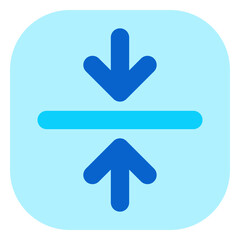 Editable middle center alignment vector icon. Part of a big icon set family. Perfect for web and app interfaces, presentations, infographics, etc