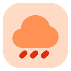 Editable rain, drizzle vector icon. Part of a big icon set family. Perfect for web and app interfaces, presentations, infographics, etc
