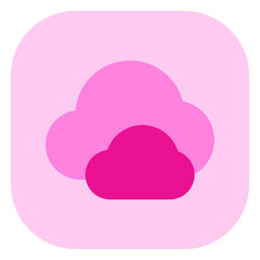 Editable clouds vector icon. Part of a big icon set family. Perfect for web and app interfaces, presentations, infographics, etc